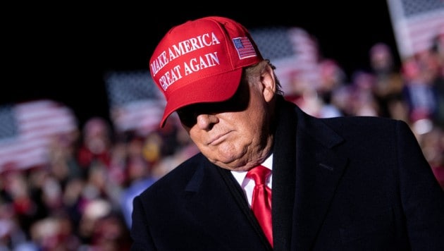 Sein Motto „Make America great again“ (Machen wir Amerika wieder groß“) kann Trump bei der ...