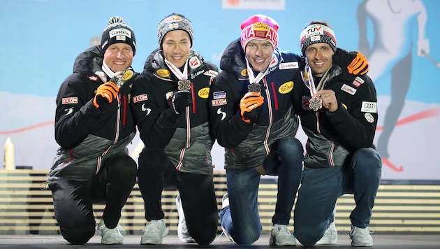 Bernhard Gruber, Mario Seidl, Franz-Josef Rehrl und Lukas Klapfer (von li. nach re.)