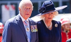 König Charles und Königin Camilla trauern um die Opfer des Amoklaufs von Graz. Mit einer ...
