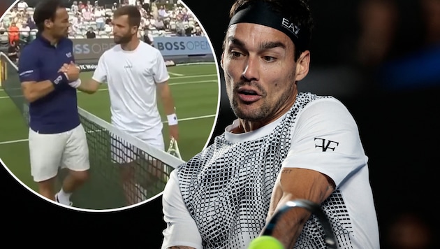 Fabio Fognini sorgt für einen Eklat.