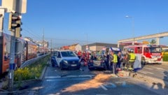 Ein Bild der Verwüstung nach dem tödlichen Unfall am Donnerstagmorgen in Vösendorf