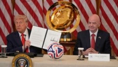 Mächtige Männer: US-Präsident Donald Trump und FIFA-Boss Gianni Infantino.