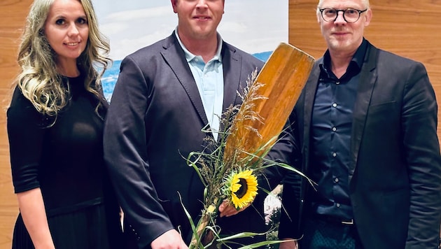 Spitzenkandidat Rene Bickel (Mitte) und seine Mitstreiter müssen sich mit drei ...