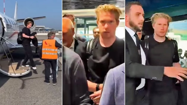Kevin de Bruyne ist in Rom gelandet. Das Abenteuer Italien kann beginnen.