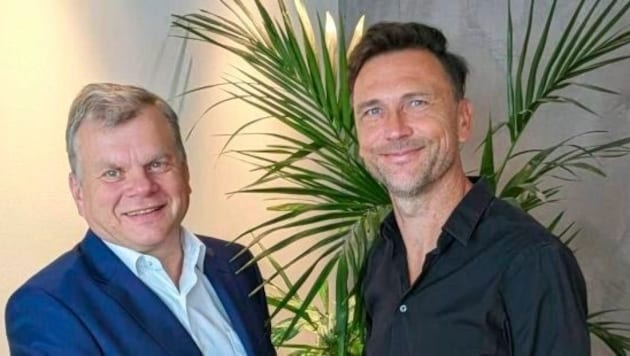 Horn-Obmann Rudi Laudon & Neo-Coach Andi Lipa