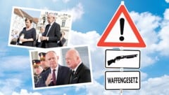 Bundespräsident Van der Bellen macht sich für ein schärferes Gesetz stark. Minister Karner und ...