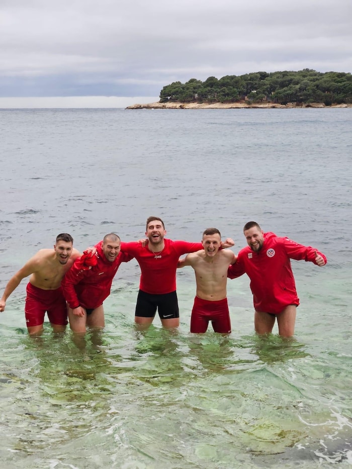 In Pula war die Mannschaft auf Trainingslager.