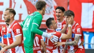 In der Konstellation Kreuzriegler, Wiegele, Rosenberger, Tikvic und Cipot (v. li.) wird der GAK ...