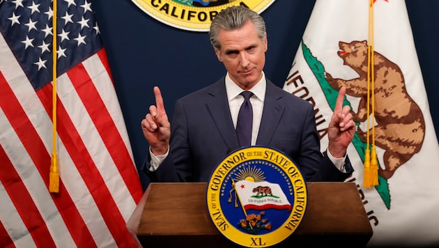 Gouverneur Gavin Newsom befindet sich im innenpolitischen Clinch mit US-Präsident Donald Trump. 