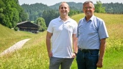 Museums-Geschäftsführer Herbst (links) und Obmann Margreiter