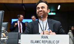 Der iranische Botschafter bei der Internationalen Atomenergiebehörde (IAEA), Reza Najafi fordert ...