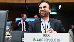 Der iranische Botschafter bei der Internationalen Atomenergiebehörde (IAEA), Reza Najafi fordert ...