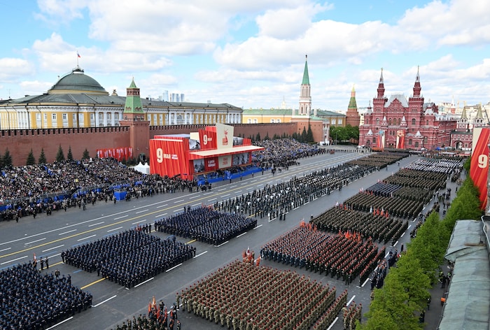 ... oder die Militärparade zum „Tag des Sieges“ am 9. Mai in Moskau.