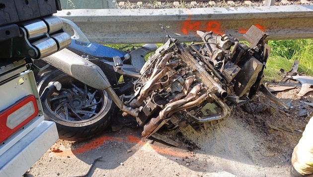 Das Unfallfahrzeug