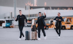 Ratkov (li.), Gloukh und Co. heben heute ab.