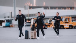 Ratkov (li.), Gloukh und Co. heben heute ab.