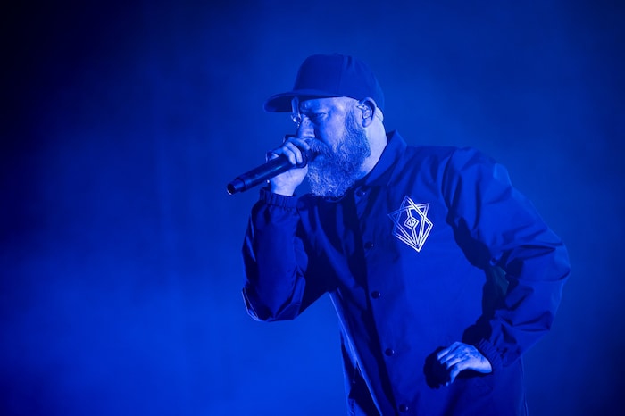 Die Schweden In Flames haben in puncto Bühnensetting ordentlich aufgefettet.