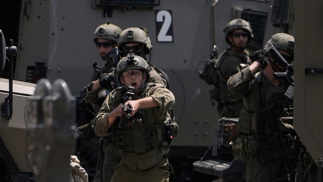 Israelische Soldaten im Westjordanland (Symbolbild)