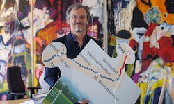 Klaus Schneider in seinem Büro beim Grazer Hauptbahnhof 