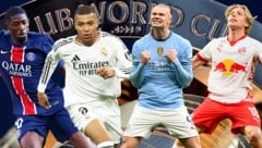 Egal, wie oft Dembele, Mbappe, Haaland oder Bidstrup (von links) bei der Klub-WM netzen – wir ...