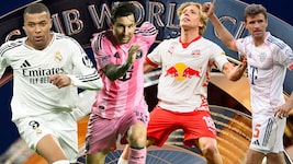 Mbappe, Messi, Bidstrup und Müller (von links) sind nur einige von vielen Stars, die bei der ...
