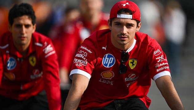 Charles Leclerc schwört Ferrari die Treue. 