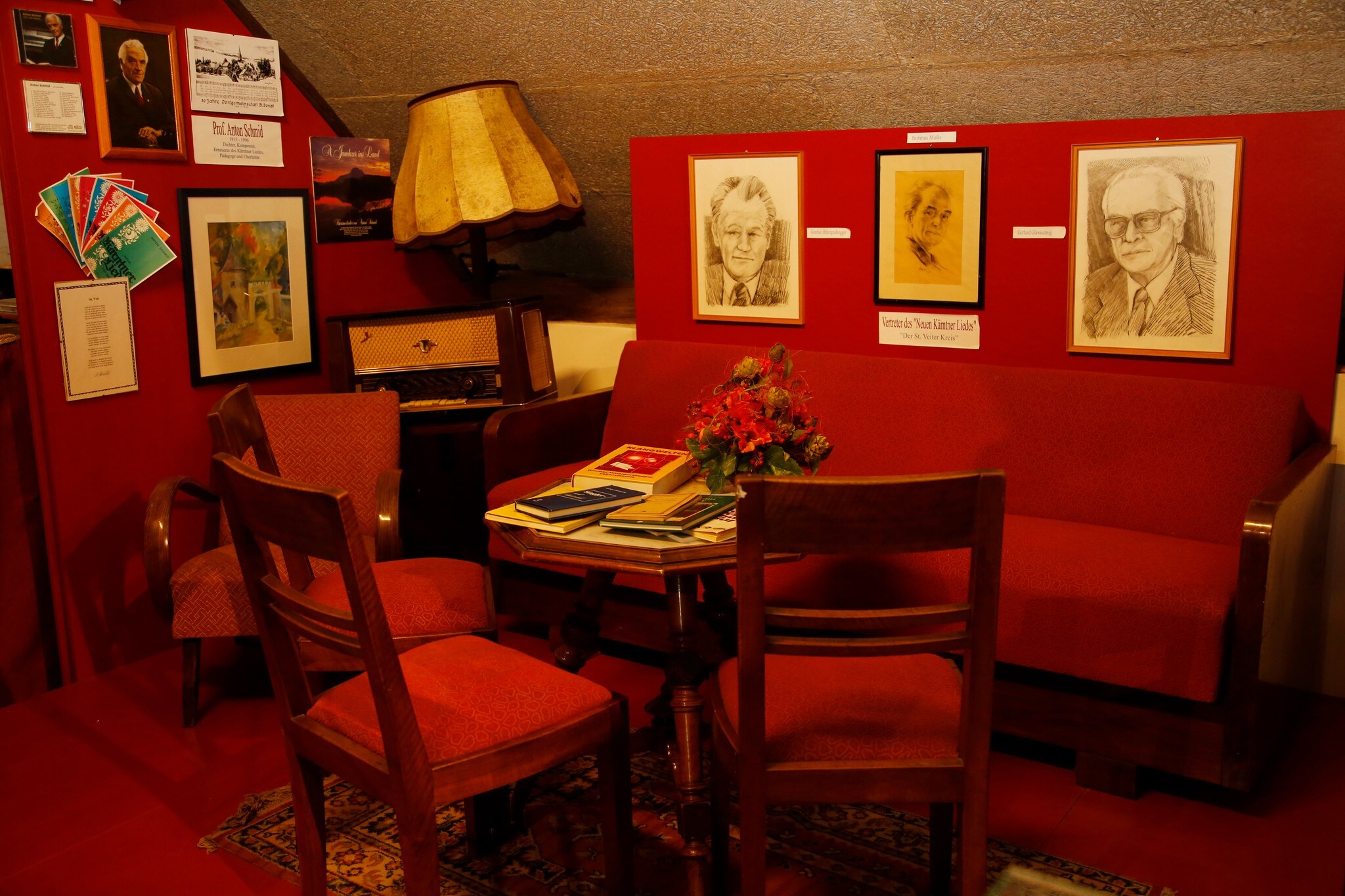 St. Veiter Kreis: Wohnzimmer von Justinus Mulle im St. Veit Museum.