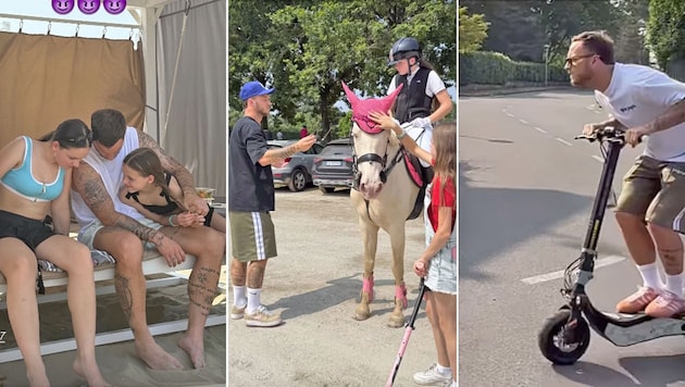 Für Marko Arnautovic ist Zeit mit der Familie angesagt.