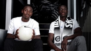 Lazarre (li.) und Jabateh stoßen zum SK Sturm.