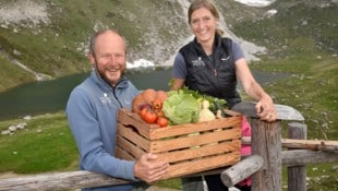 Österreichs erste vegetarische Hütte wird von Tom Burger und Evelyn Matejka mit viel Liebe ...