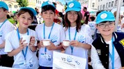 Kinder unterschiedlicher Volksschulen in Steyr wurden zun Unternehmern.