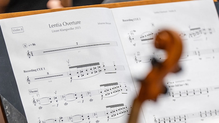 Blick in die Partitur: Lentia Overture