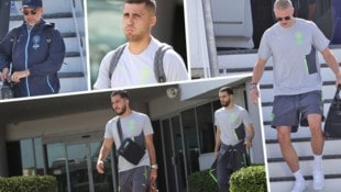 Ankunft der Weltstars: Manchester City ist in den USA gelandet.