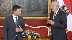 Zuletzt war Wolodymyr Selenskyj im Jahr 2020 Staatsgast in Österreich gewesen. Neben ...