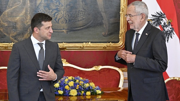 Zuletzt war Wolodymyr Selenskyj im Jahr 2020 Staatsgast in Österreich gewesen. Neben ...