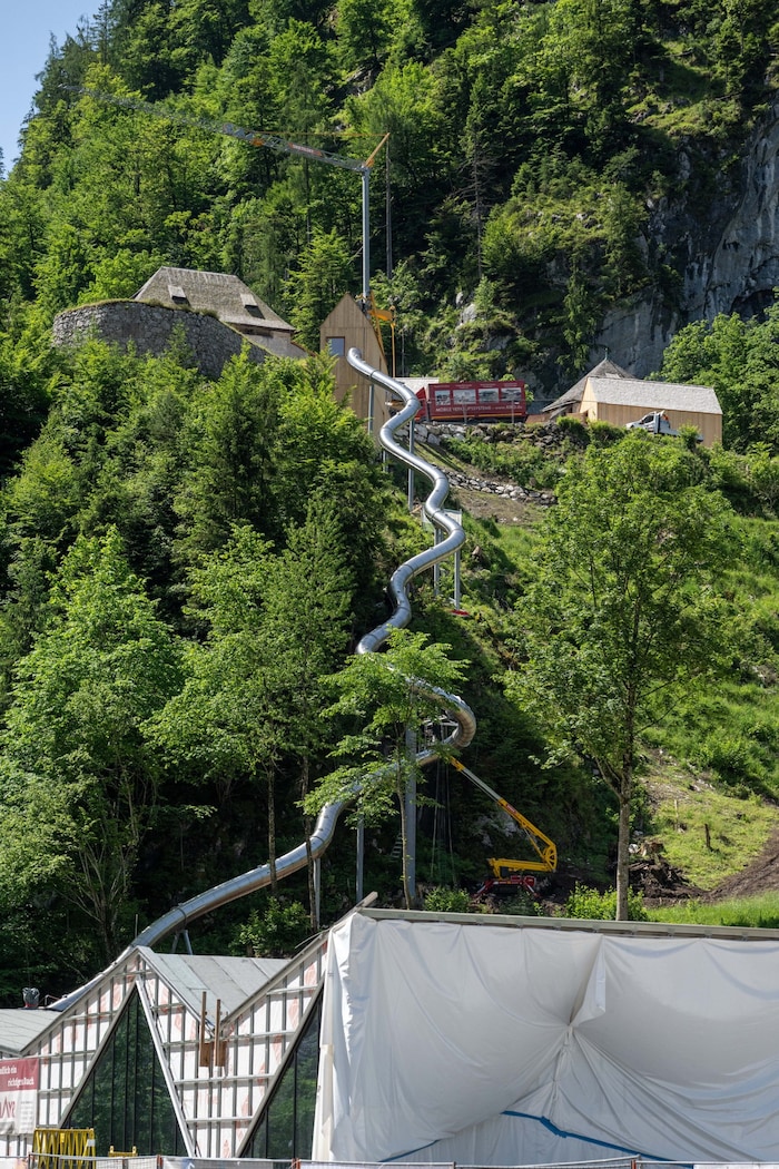 In Unken soll die längste Rutsche der Alpen stehen.