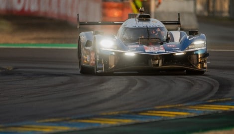 Die Alpine mit der Nummer 35 wird von Ferdinand Habsburg gesteuert.