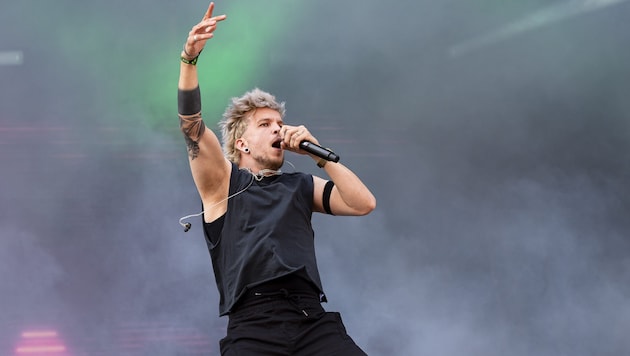 Der Kroate Marko Purišić aka Baby Lasagna hatte die Nova-Rock-Meute schon am frühen Nachmittag ...