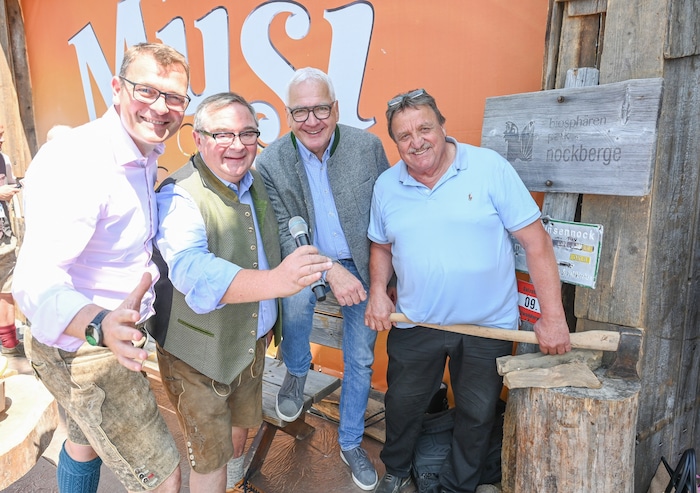 Jakob Forstnig, Sepp Adlmann, Matthias Krenn und Otto Lobenwein (v.l.n.r.)