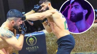 Krachende Fights und ein Blitz-Debüt – Adam Laffey (kl. Bild) und Co. zogen eine Show ab!