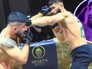 Krachende Fights und ein Blitz-Debüt – Adam Laffey (kl. Bild) und Co. zogen eine Show ab!