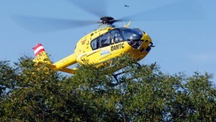 Die Crew des Notarzthubschraubers brachte einen der Verletzten ins Dornbirner Stadtspital.