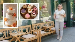 Hochzeitstorten und Minitörtchen sind die Spezialität in Sophie Hirscheggers „Le Petite ...