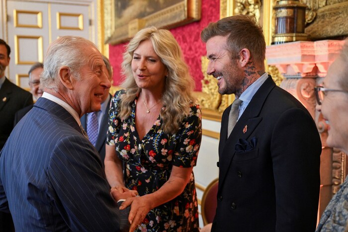 David Beckham war Ende Woche zu Gast bei König Charles im St. James‘s Palace.