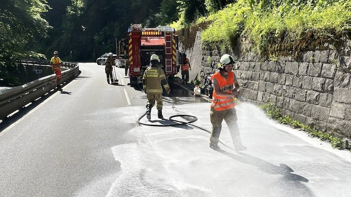 Die Freiwillige Feuerwehr Bischofshofen war mit 18 Mann im Einsatz.