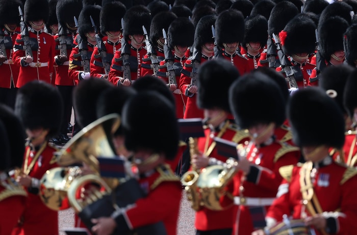 Es ist die Geburtstagsparade für König Charles.