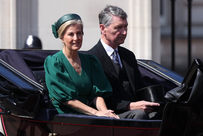 Herzogin Sophie mit Tim Laurence, dem Ehemann von Prinzessin Anne