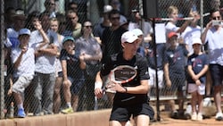 Dominic Thiem zog die Blicke in Alt Erlaa auf sich.