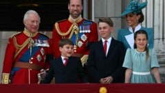 Die Royal Family feierte am Samstag bei der „Trooping The Colour“-Parade König Charles‘ ...