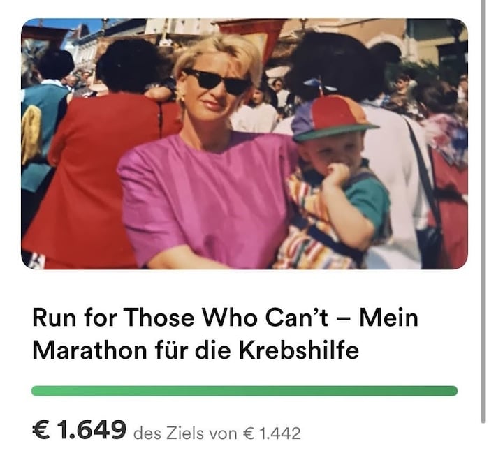 Die Mama in glücklicheren Zeiten, als Raffael noch klein war. Das Foto war beim ...